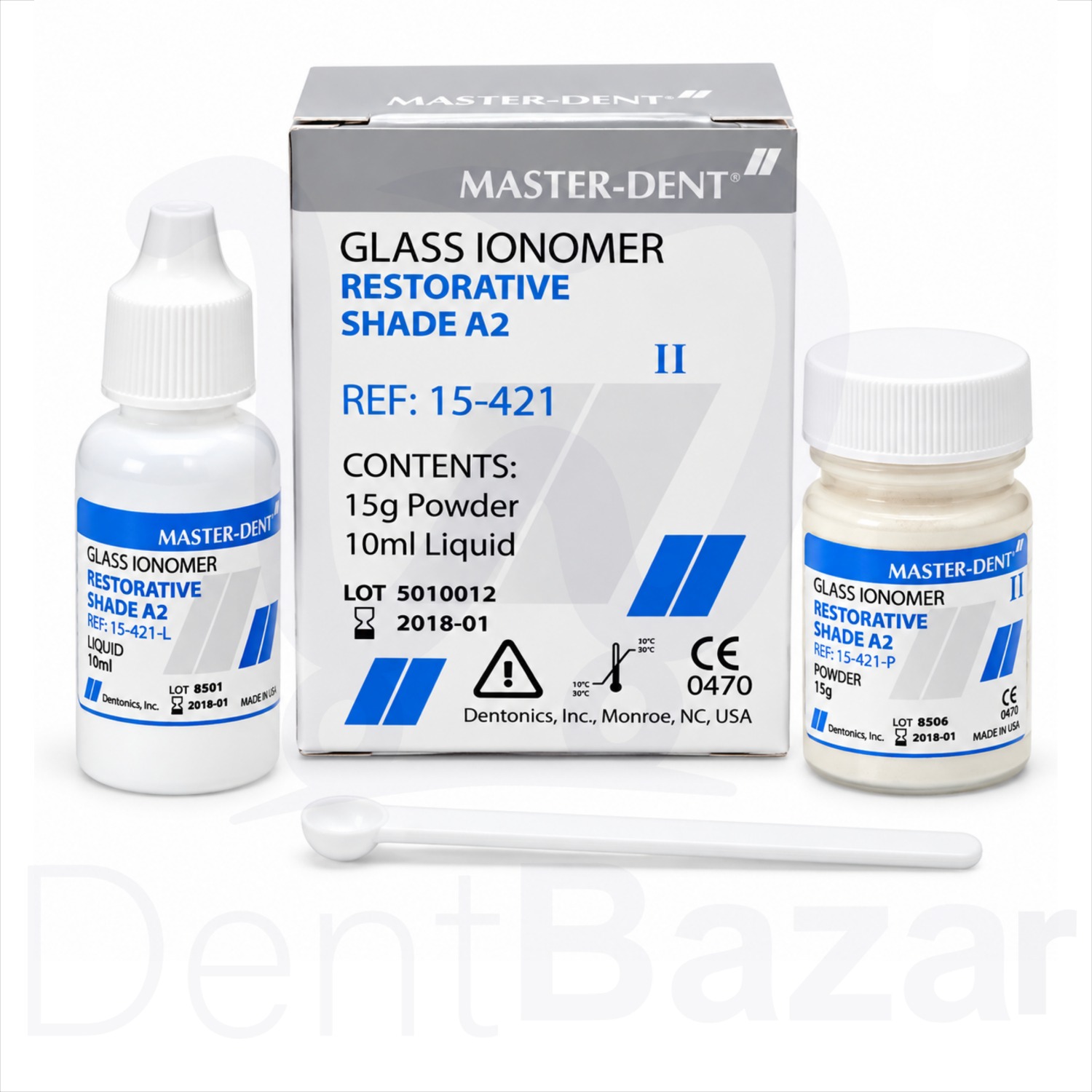 گلاس آینومر ترمیمی تیپ ۲ سلف کیور مستردنت | Master Dent