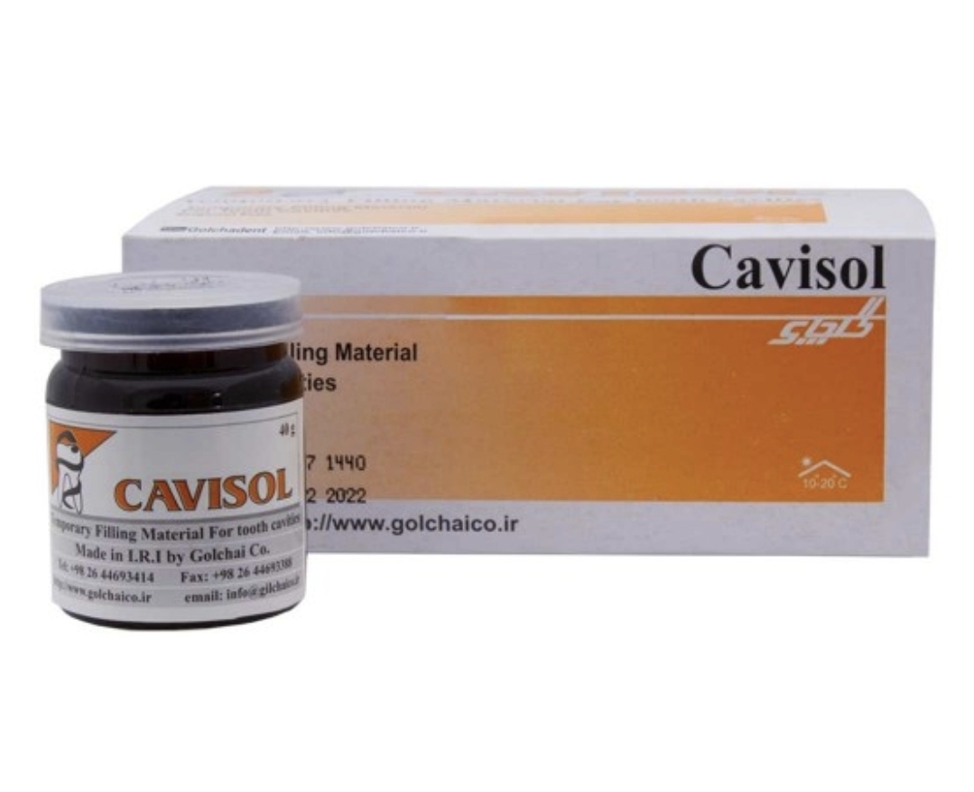 خمیر پانسمان موقت کویزول 40 گرمی گلچای GOLCHAI Cavisol Temporary Filling