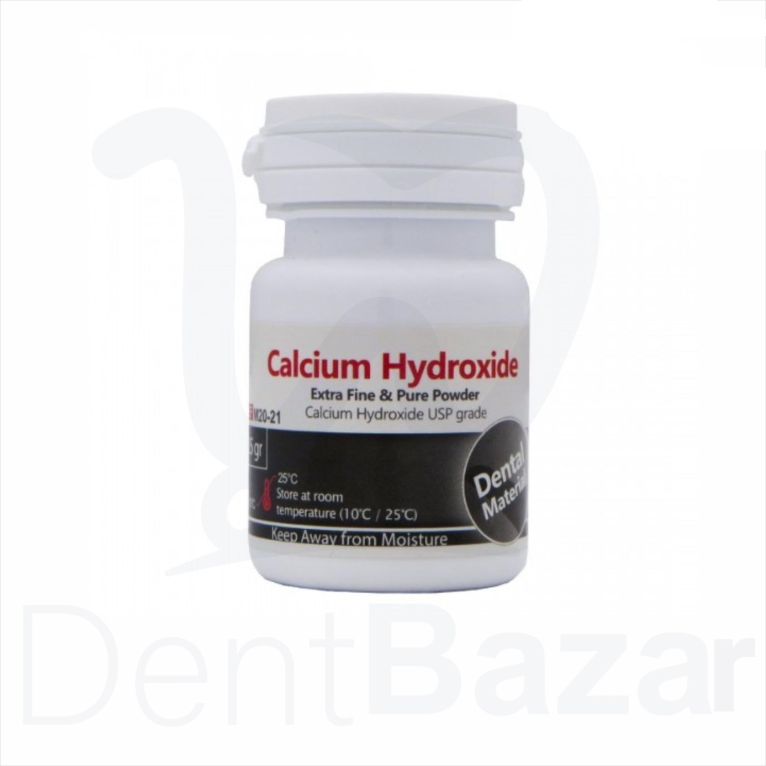 پودر کلسیم هیدروکساید 25 گرمی مروابن | Morvabon calcium hydroxide
