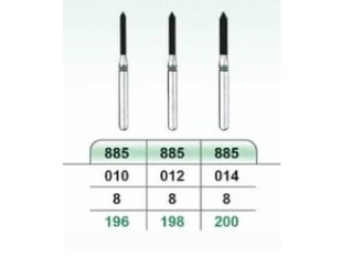 فرز الماسه تراش سبز سیلندر مورب متوسط کد 885 برند K.V.H