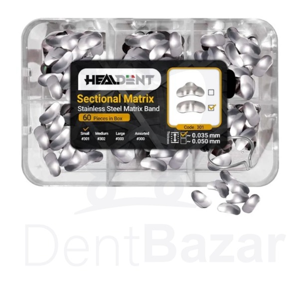 سکشنال ماتریکس ساده هیلدنت ۶۰ عددی | Sectional Matrix Kit