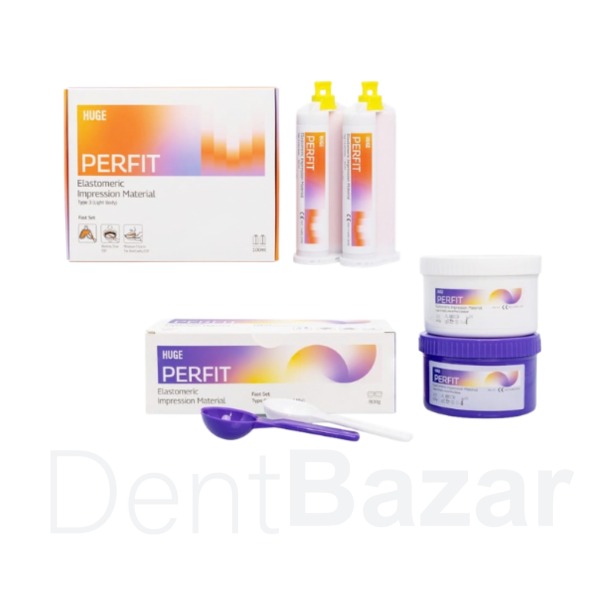 ست قالبگیری سیلیکون افزایشی هیوج | Perfit Huge | پوتی Fast + واش Light با ثبات ابعادی بالا