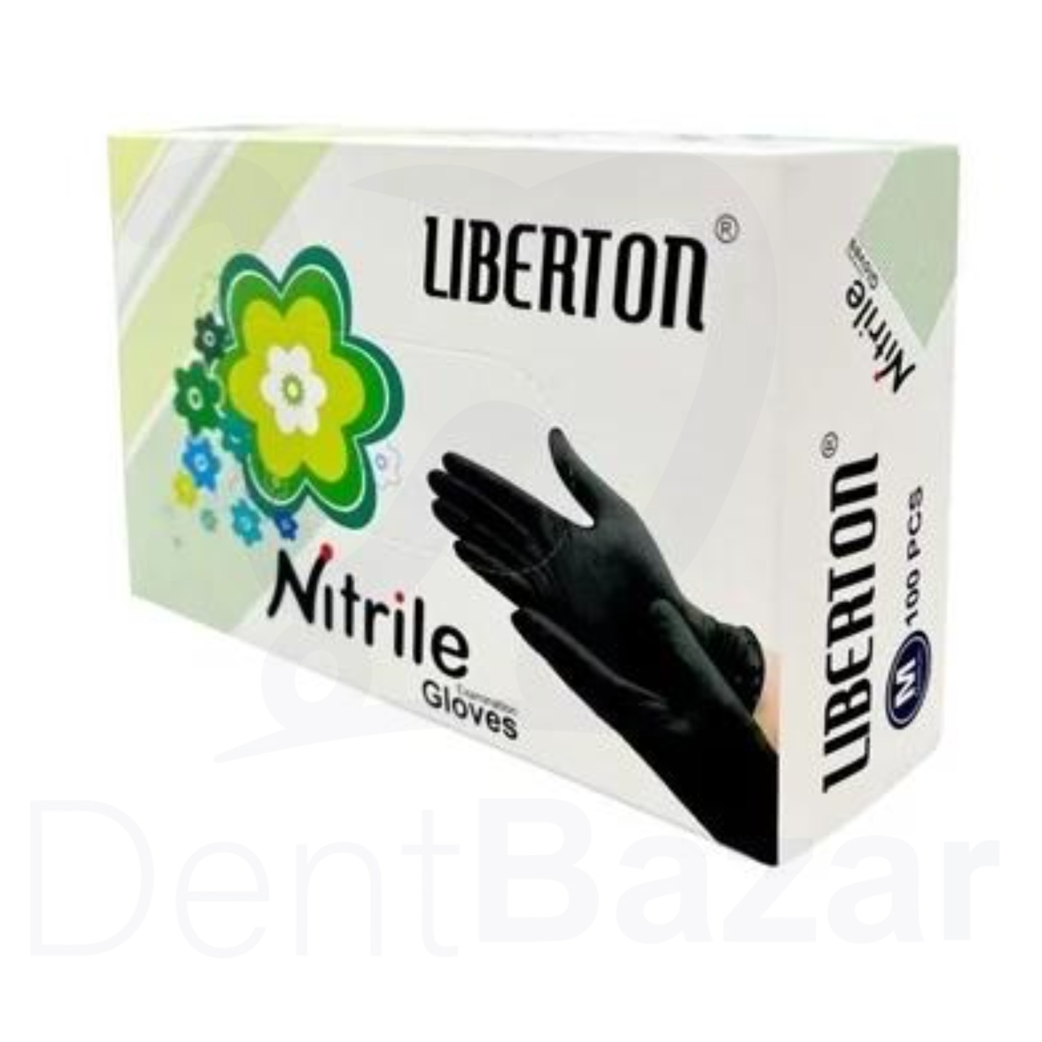دستکش نیتریل مشکی (کارتن1000عددی) لیبرتون | Liberton nitrile glove