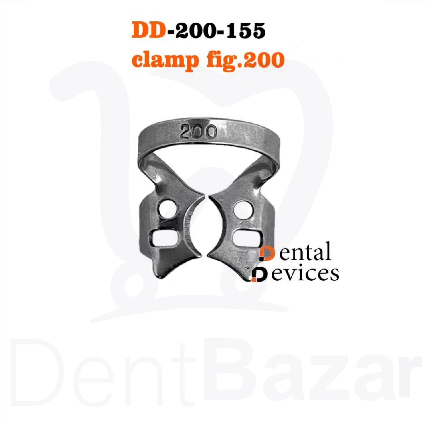 کلمپ رابردم مولر پایین | Dental Devices Rubber Dam Clamp