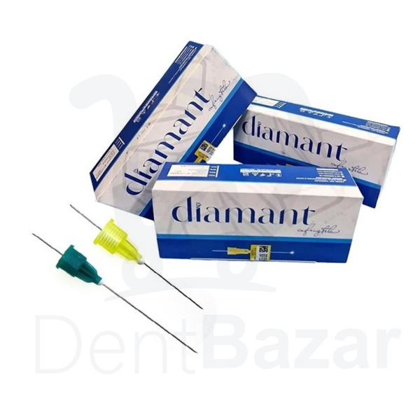 سرسوزن دیامانت گیج 27 در دو مدل کوتاه و بلند | diamant needle head - بلند