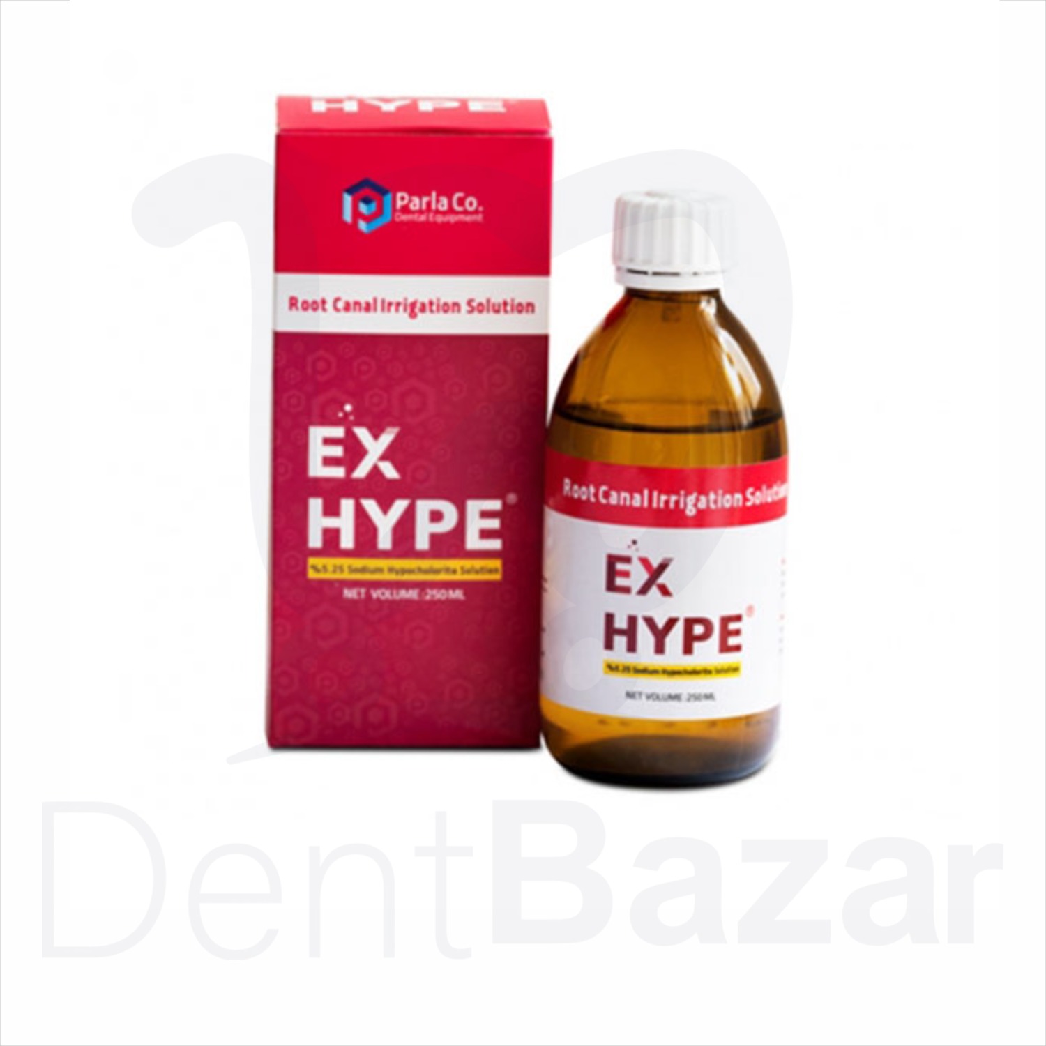 محلول هیپوکلریت سدیم 5.25% پارلا | Parla EX Hype