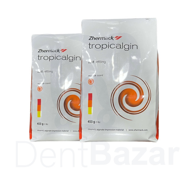 آلژینات زرماخ Zhermack Tropicalgin – ماده قالب‌گیری سه‌فازی با رایحه انبه