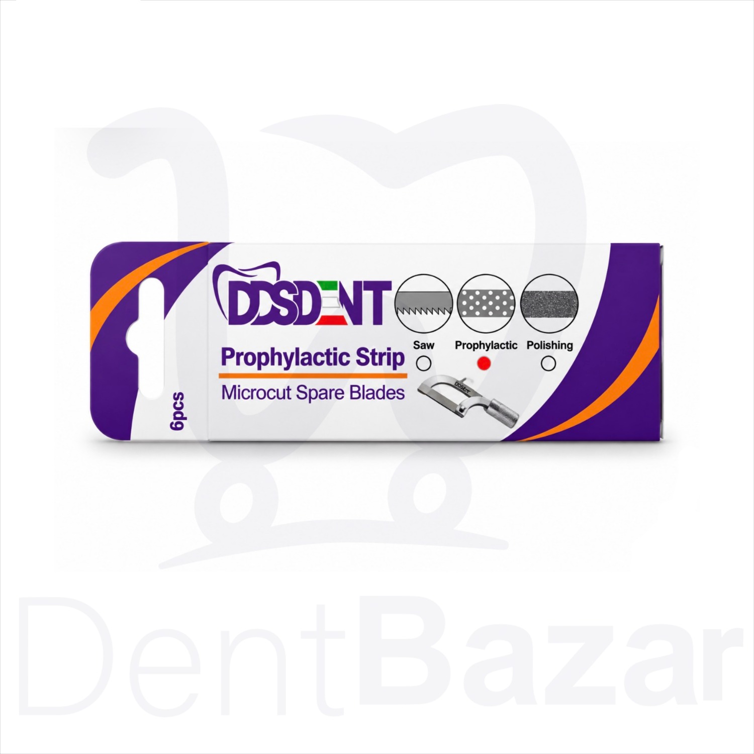 جرمگیر یدکی کمان بسته ۶ عددی | DDSDENT replacement blade