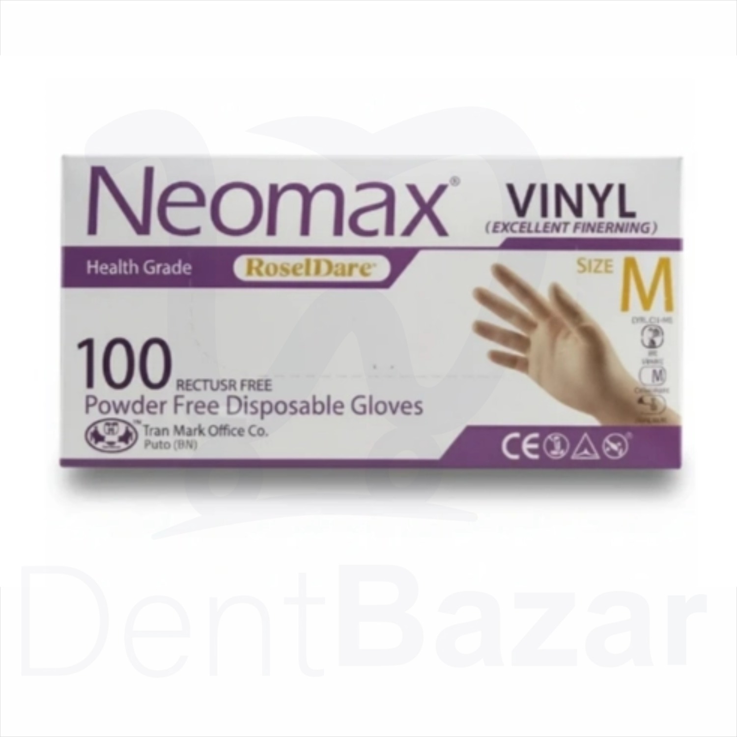 دستکش وینیل نئومکس (کارتن1000عددی) | Neomax Vinyl Gloves 