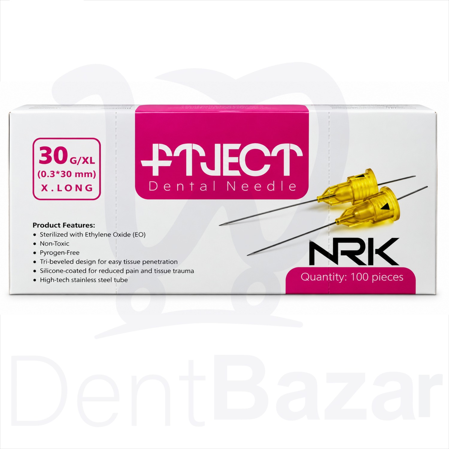 سرسوزن دندانپزشکی FTJECT NRK | بسته 100عددی