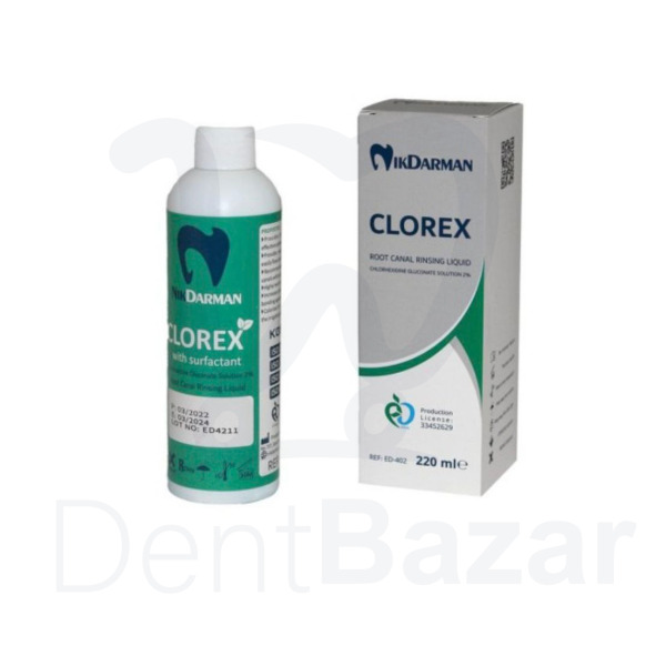 محلول کلرهگزیدین گلوکونات 2% -220ml نیک درمان | CLOREX