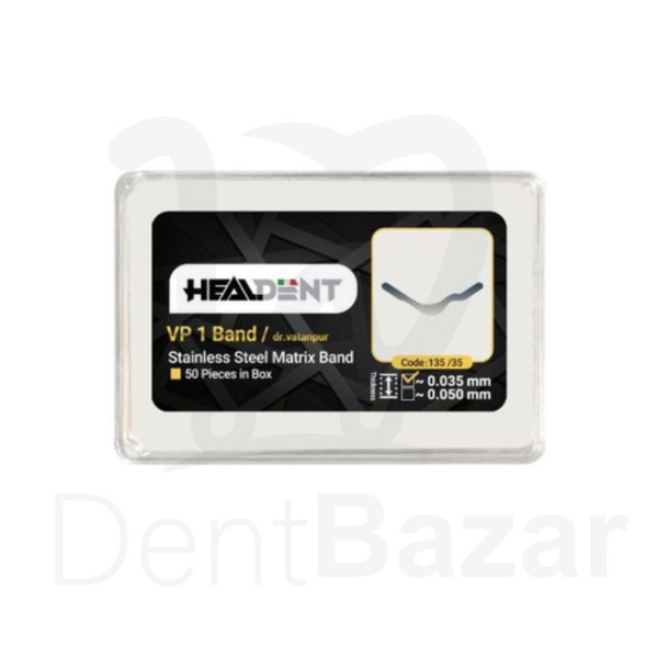 نوار ماتریکس زیر لثه فلزی Vp بند هیلدنت | healdent Vp