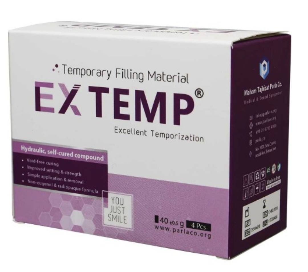 خمیر پانسمان موقت 4 عددی EXTEMP Temporary Filling