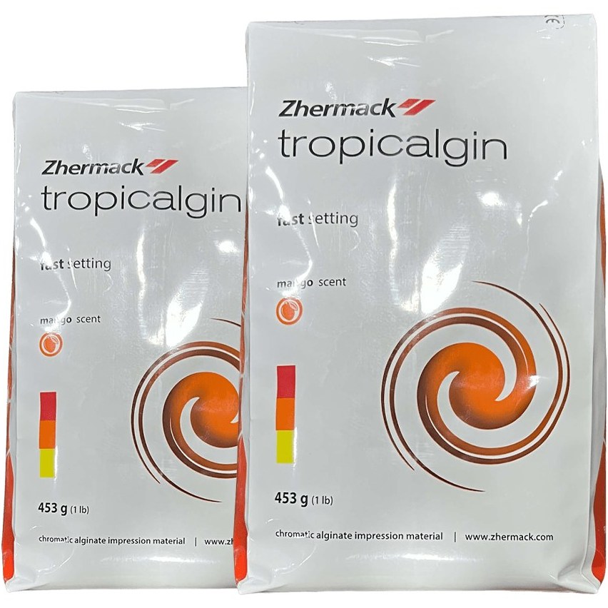 آلژینات زرماخ Zhermack Tropicalgin – ماده قالب‌گیری سه‌فازی با رایحه انبه