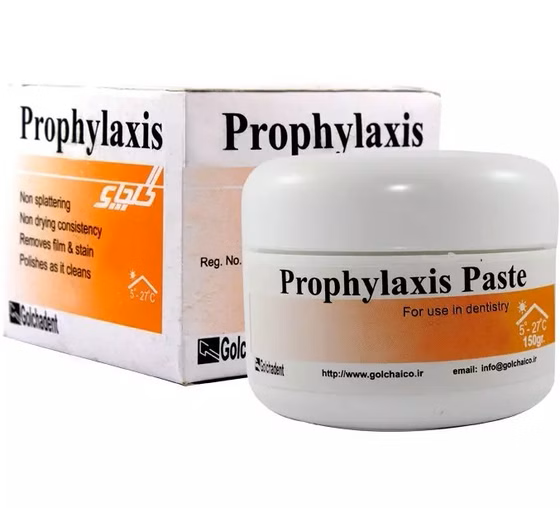 خمیر جرمگیری پروفیلاکسی Prophylaxis Paste گلچای Golchai