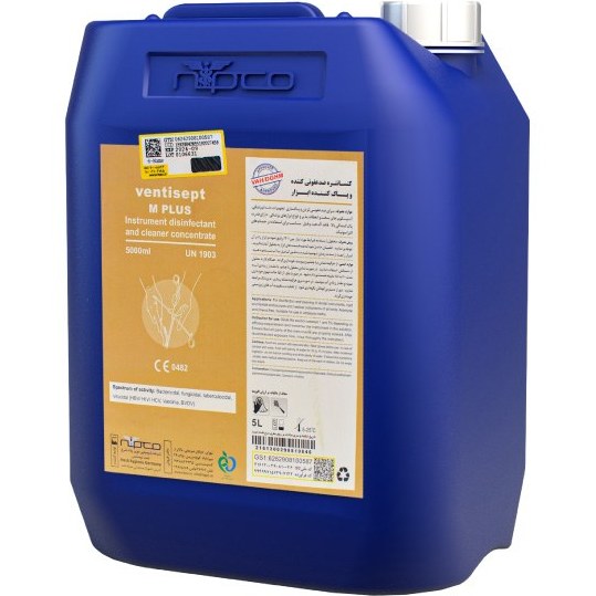 محلول ضدعفونی کننده ابزار ونتی سپت ام پلاس 5 لیتری