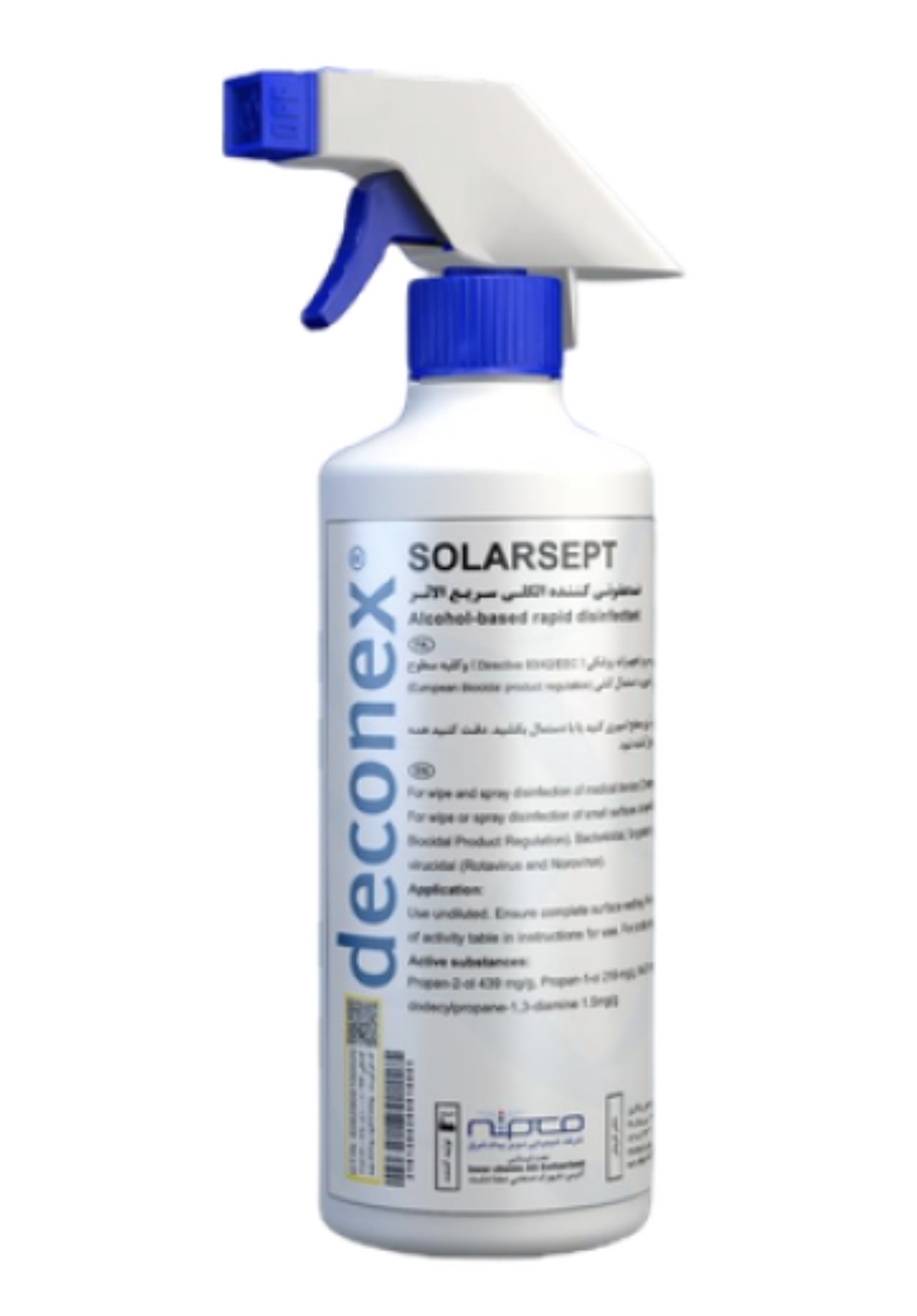 محلول ضد عفونی کننده سطوح و تجهیزات دکونکس سولارسپت