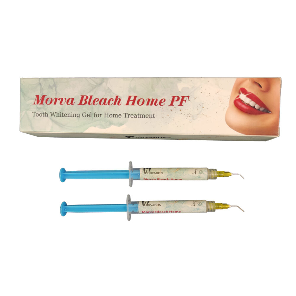 هوم بلیچینگ 6 سرنگ+2 تری حرارتی مروابن Morva Bleach Home Morvabon