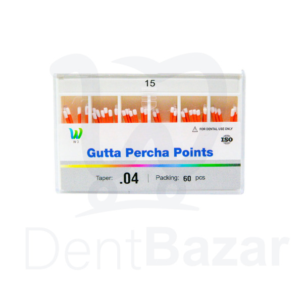  گوتاپرکا 4% برند W3 Gutta Percha Points | W3