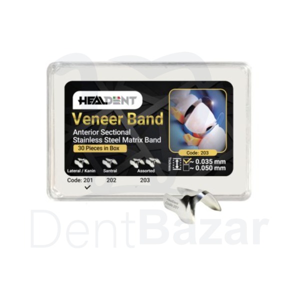 نوار ماتریکس قدامی مینی دیپ هیلدنت | Healdent Mini Deep Anterior Matrix