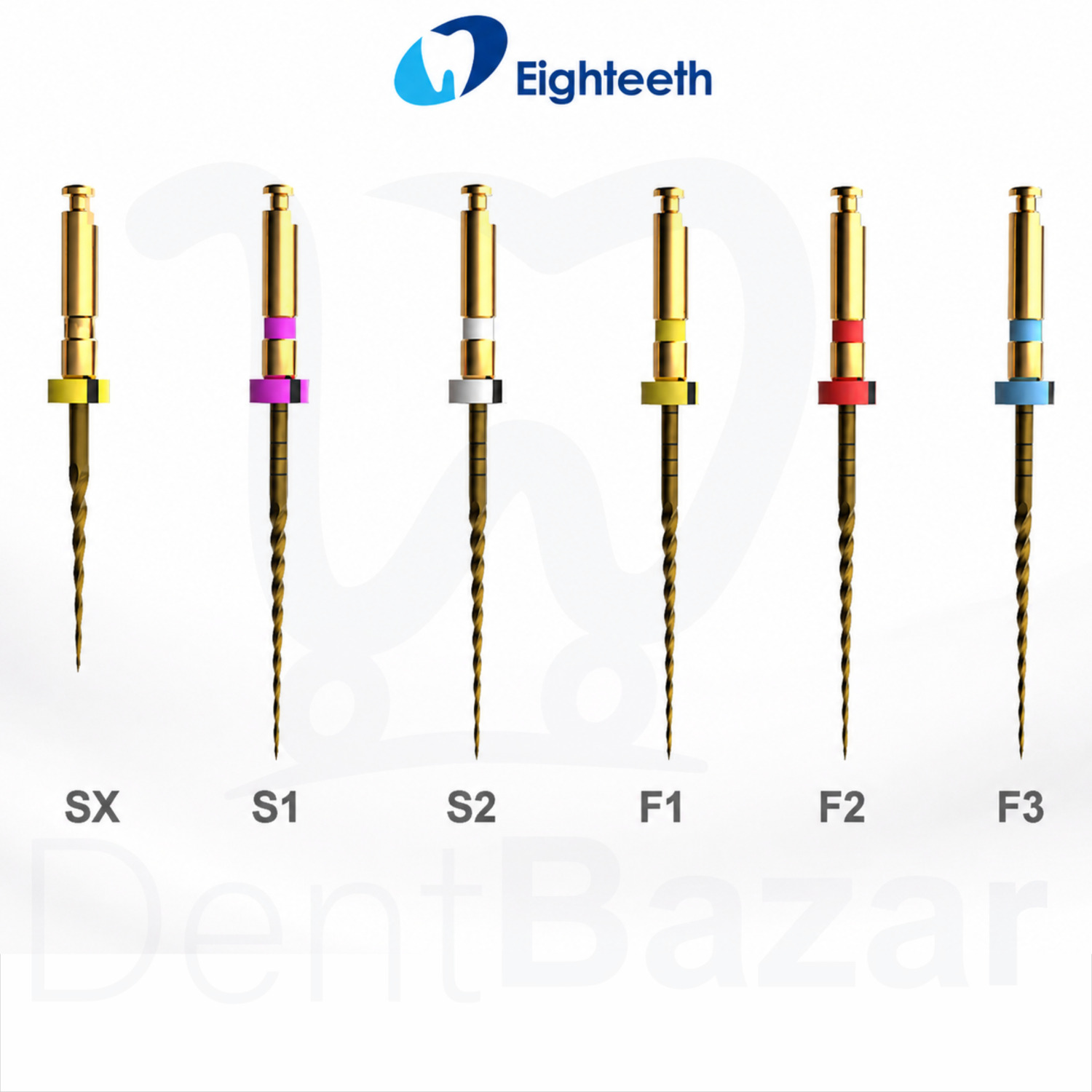 فایل روتاری Eighteeth مدل E-Flex S Gold