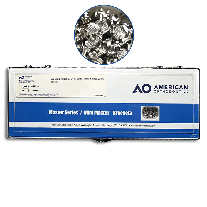 براکت فلزی 50 کیسیAmerican Orthodontics