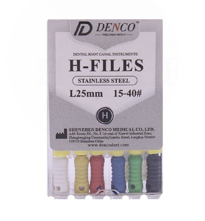 H فایل طول ۲۵ میلی‌متر دنکو | DENCO H-File