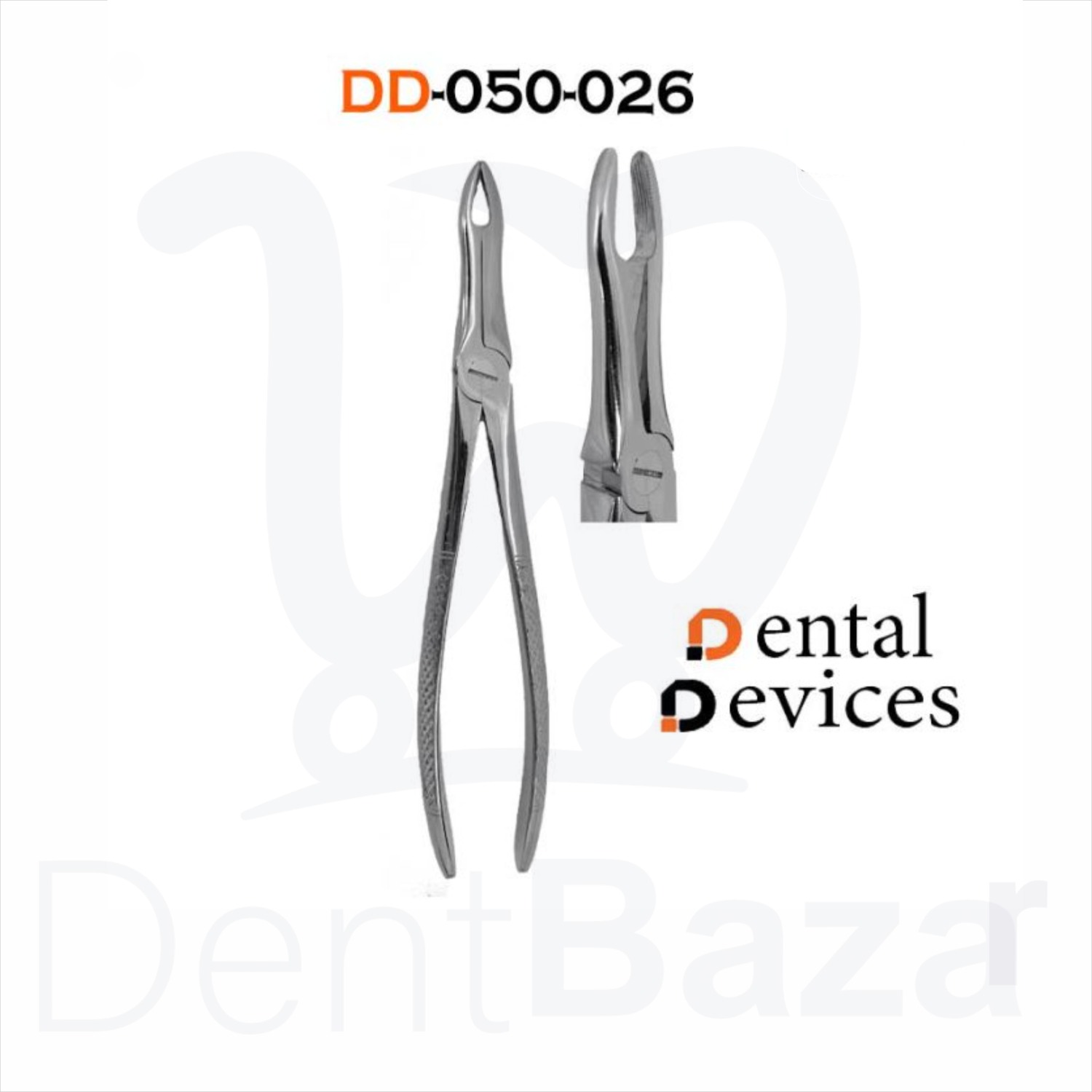 فورسپس ریشه کش بالا قدامی دنتال دیوایس  کد 026_50 | Dental Devices Forceps