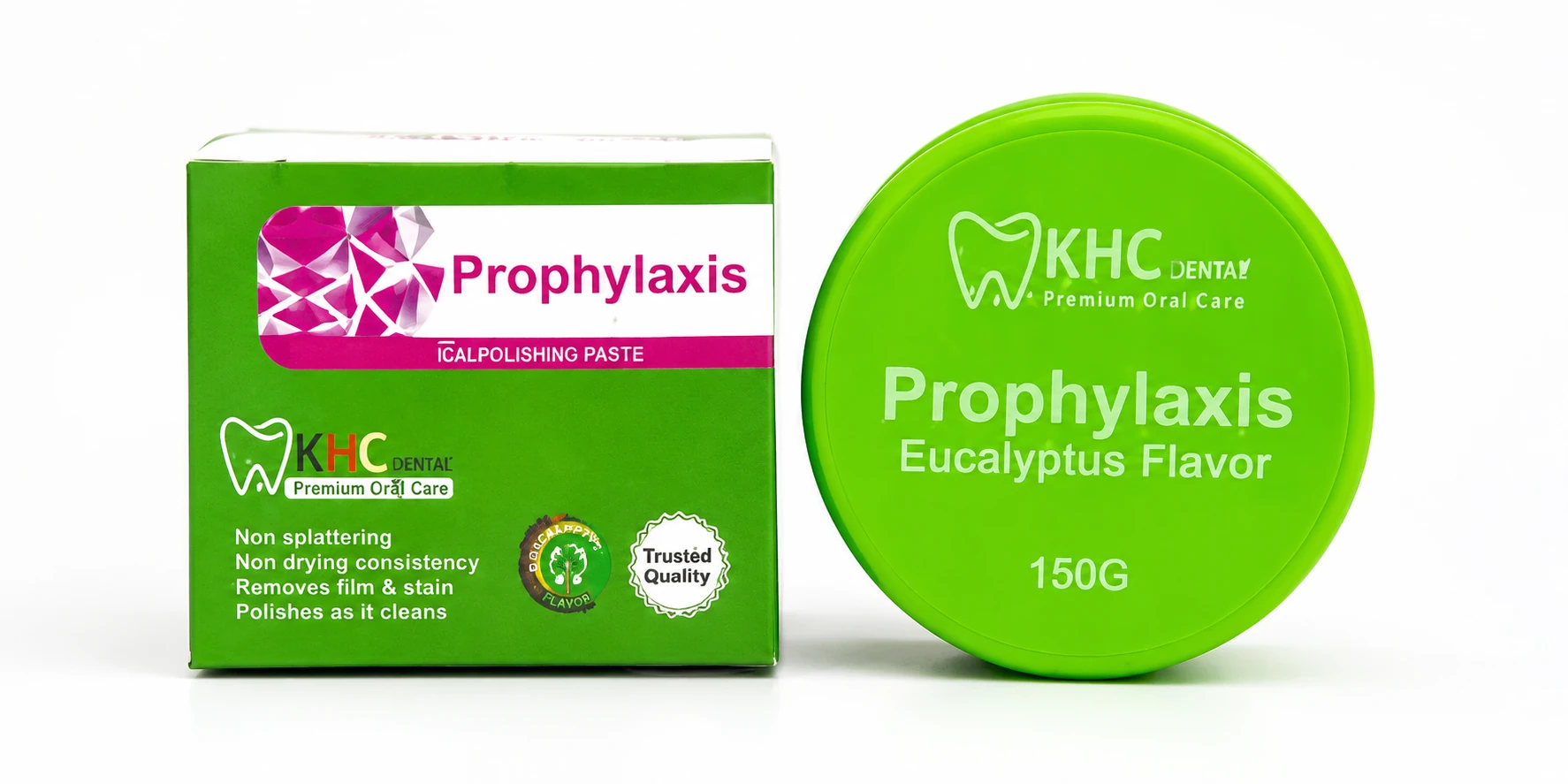 خمیر پروفیلاکسی KHC با طعم اکالیپتوس | Prophylaxis Paste 150g