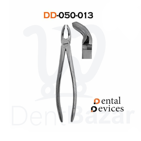 فورسپس مولر پایین زاویه دار دنتال دیوایس کد 013-50 |  Dental Devices Lower Molar Forceps 