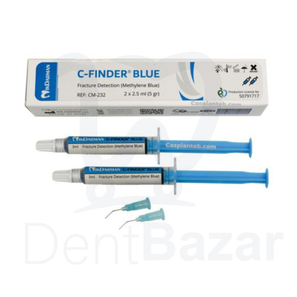 محلول آشکارساز پوسیدگی (متیلن بلو) نیک درمان | C-Finder Blue