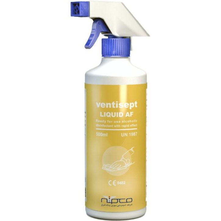 پکیج فروش ضدعفونی کننده سطوح ونتی سپت 0.5 لیتری AF با افشانه
