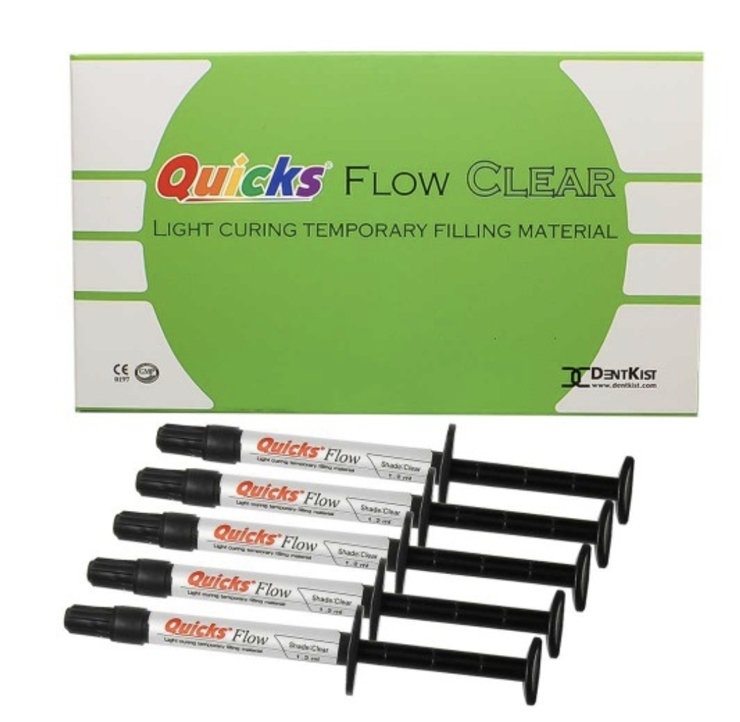 خمیر پانسمان موقت نوری فلو 5 عددی Quicks Flow Temporary Filling