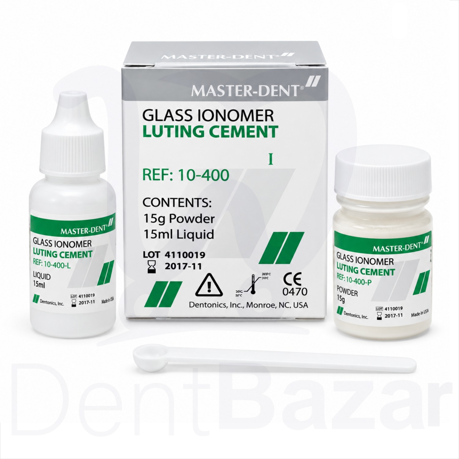 گلاس آینومر لوتینگ تیپ ۱ مستردنت | Glass Ionomer Luting Type 1