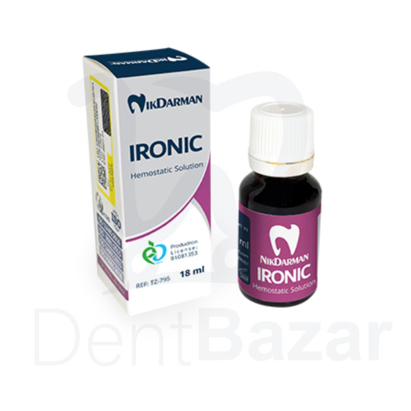 محلول انعقاد خون آیرونیک نیک درمان | Nik Darman IRONIC Solution