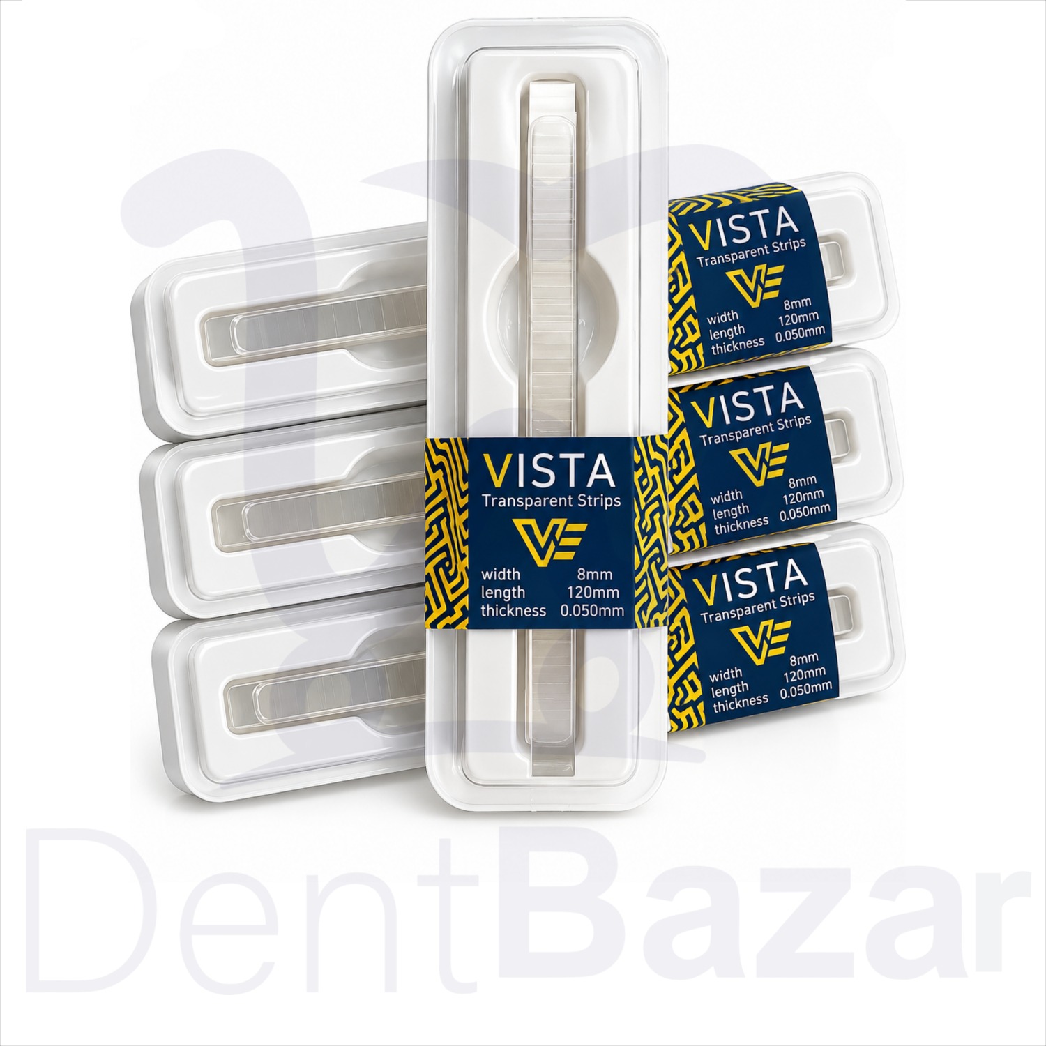 نوار شفاف سلولوئیدی ویستا ۱۰۰ عددی | Vista Celluloid Strips