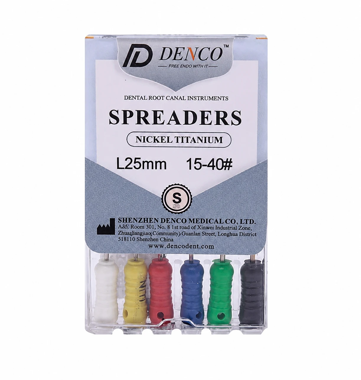 اسپریدر نیکل تیتانیوم طول ۲۵ میلی‌متر دنکو | Denco Spreader 25mm