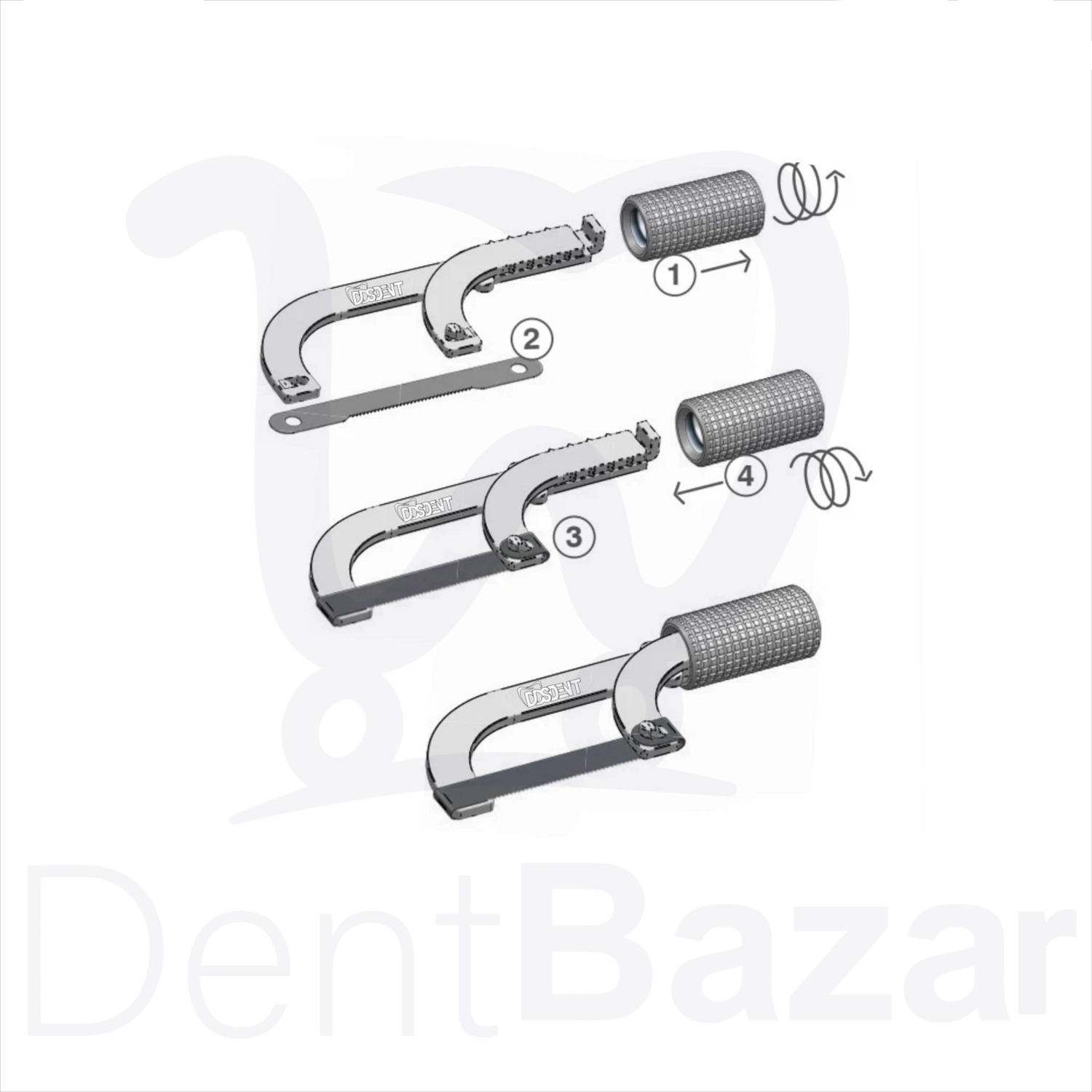 کیت کمان اره بین دندانی | DDSDENT Interdental Saw Kit