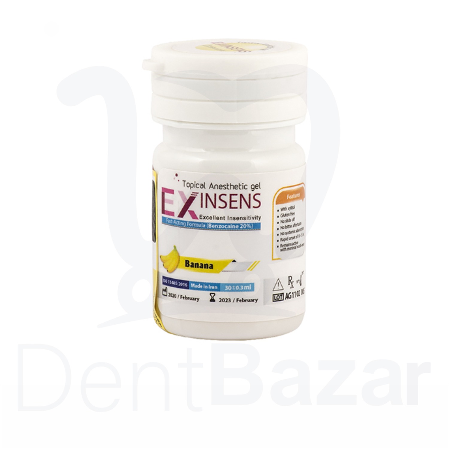 ژل بی حسی موضعی 30ml پارلا | Parla Topical Anesthetic Gel