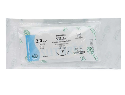 نخ بخیه سیلک 24 عددی Silk Surgical Sutures