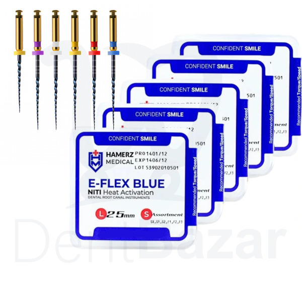 فایل روتاری 25mm بلو هامرز | Hamerz E-Flex Files Blue 