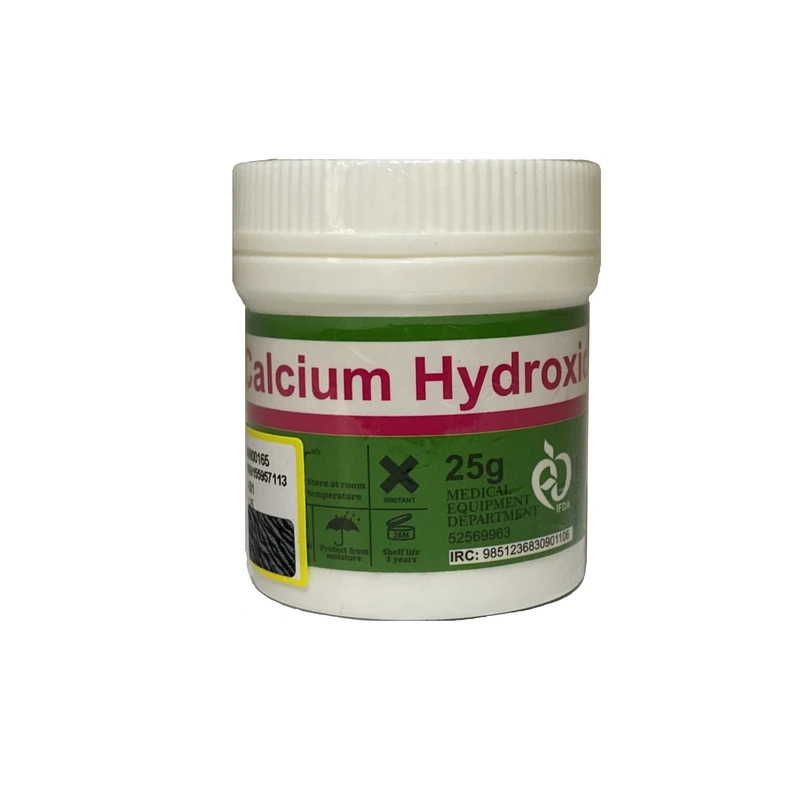کلسیم هیدروکساید دندانپزشکی 25 گرمی KHC Calcium Hydroxide | KHC