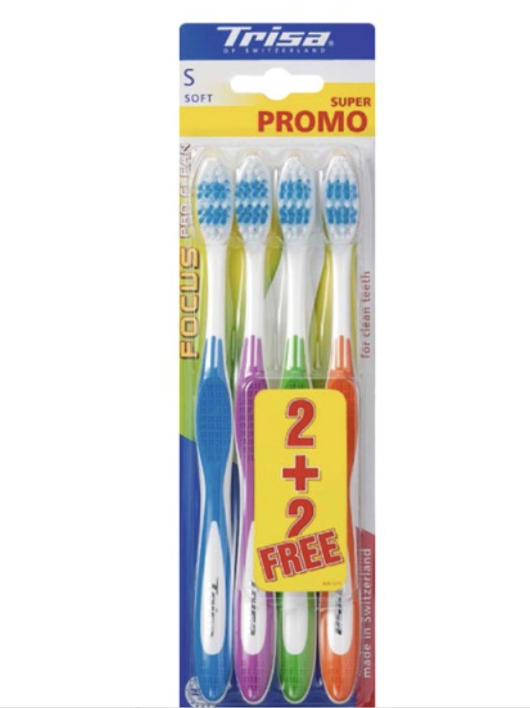 مسواک فوکوس پروکلین چهار عددی