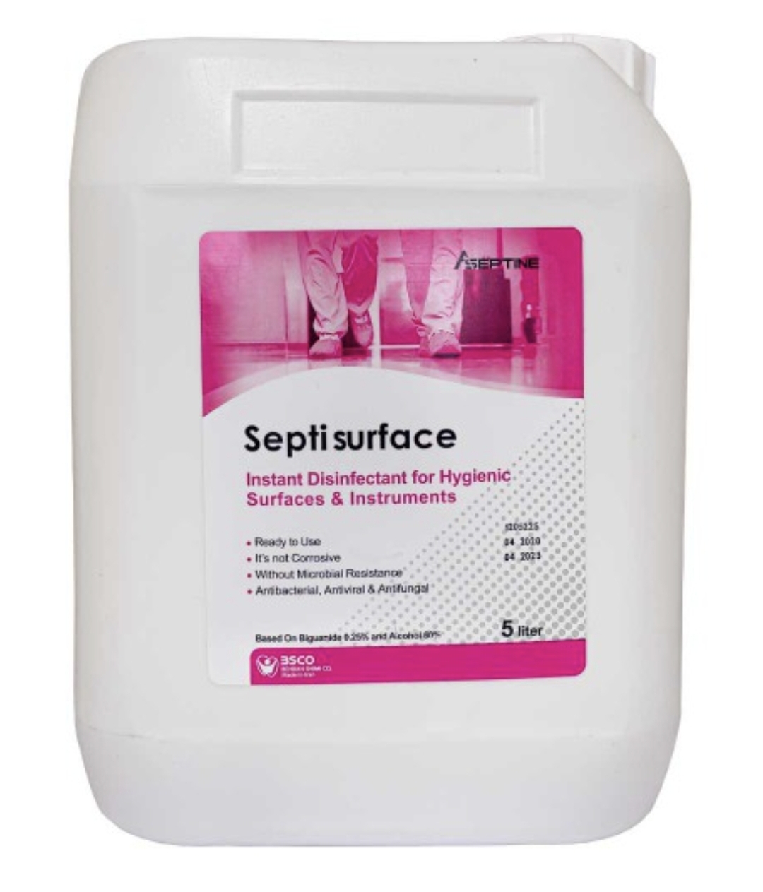 محلول ضدعفونی کننده سطوح ۵ لیتری