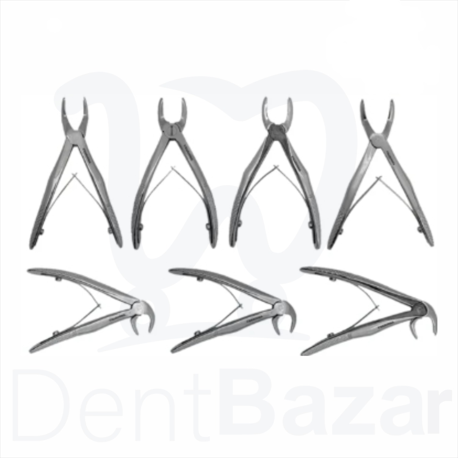  ست فورسپس7 عددی  اطفال دنتال دیوایس کد 101-050| Dental Devices 