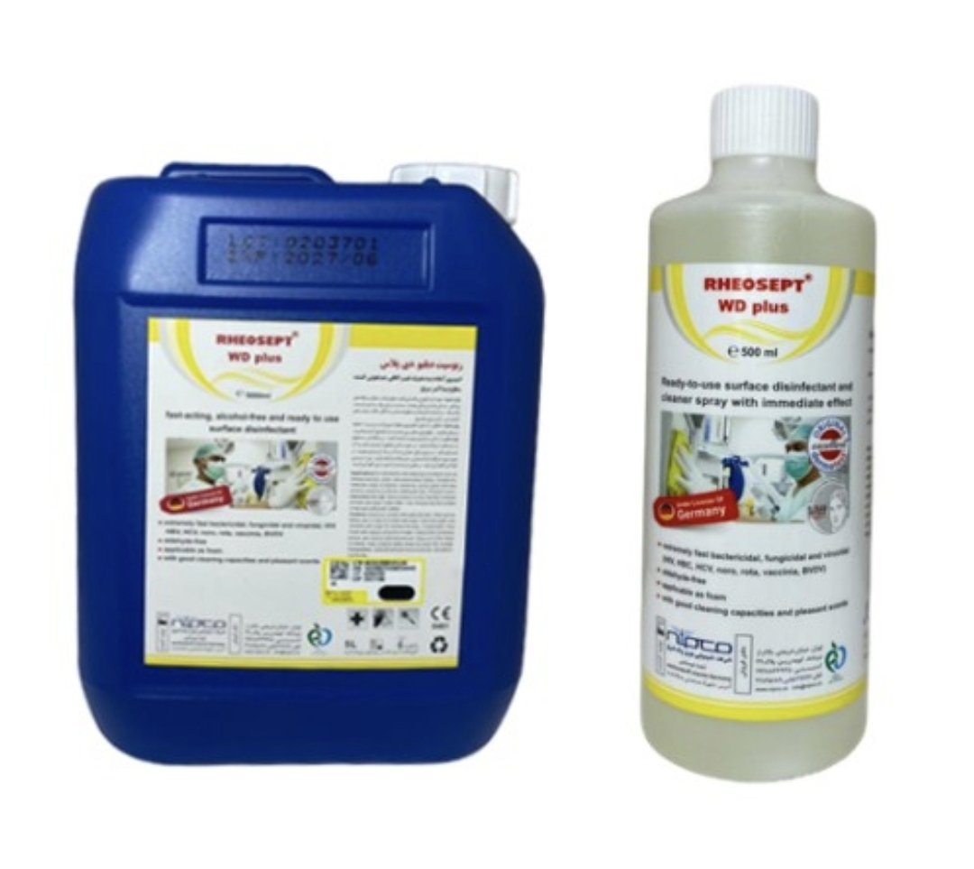 محلول ضدعفونی کننده سطوح و ابزار آمین بیس ریوسپت دبلیودی پلاس