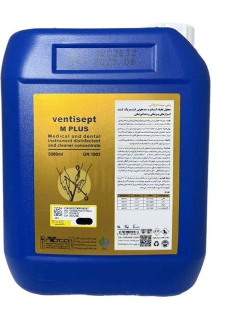 محلول ضدعفونی کننده ابزار ونتی سپت ام پلاس 5 لیتری