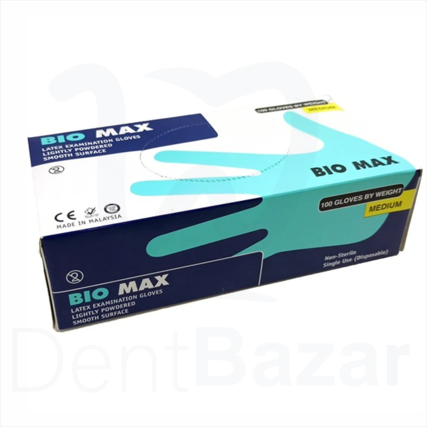 دستکش لاتکس پودری بایومکس | BIO MAX LATEX