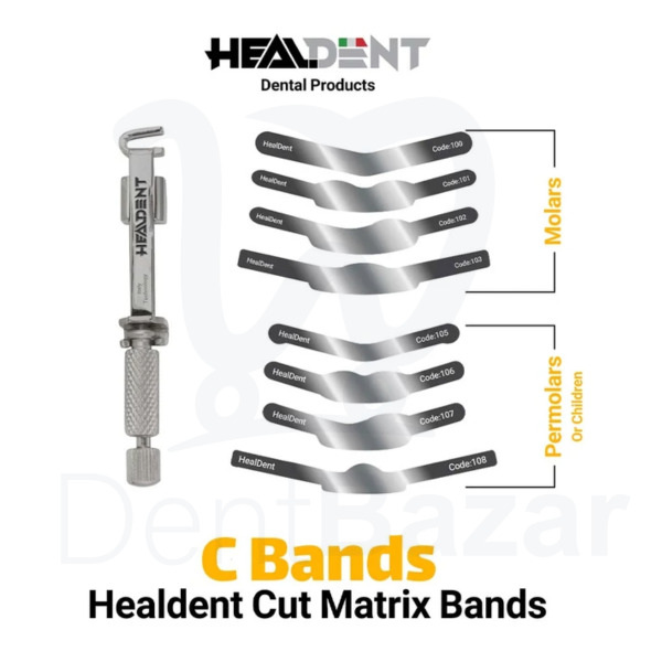 نوار ماتریکس C بند یونیورسال هیلدنت | Healdent C-band