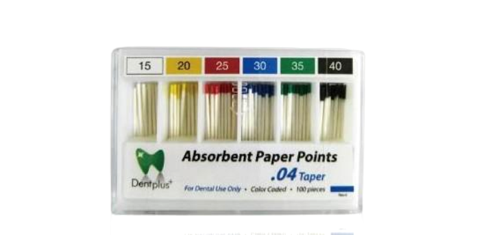 کن کاغذی 4 درصد دنت پلاس-Dent plus Paper Points